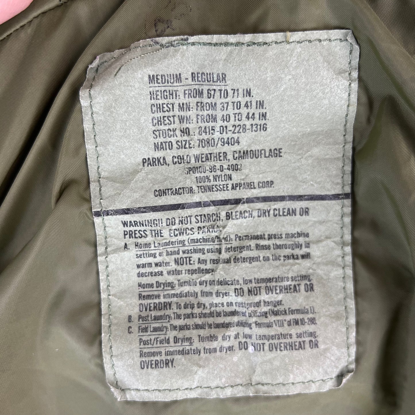 US Army M81 Woodland Camouflage MVP Parka - Medium