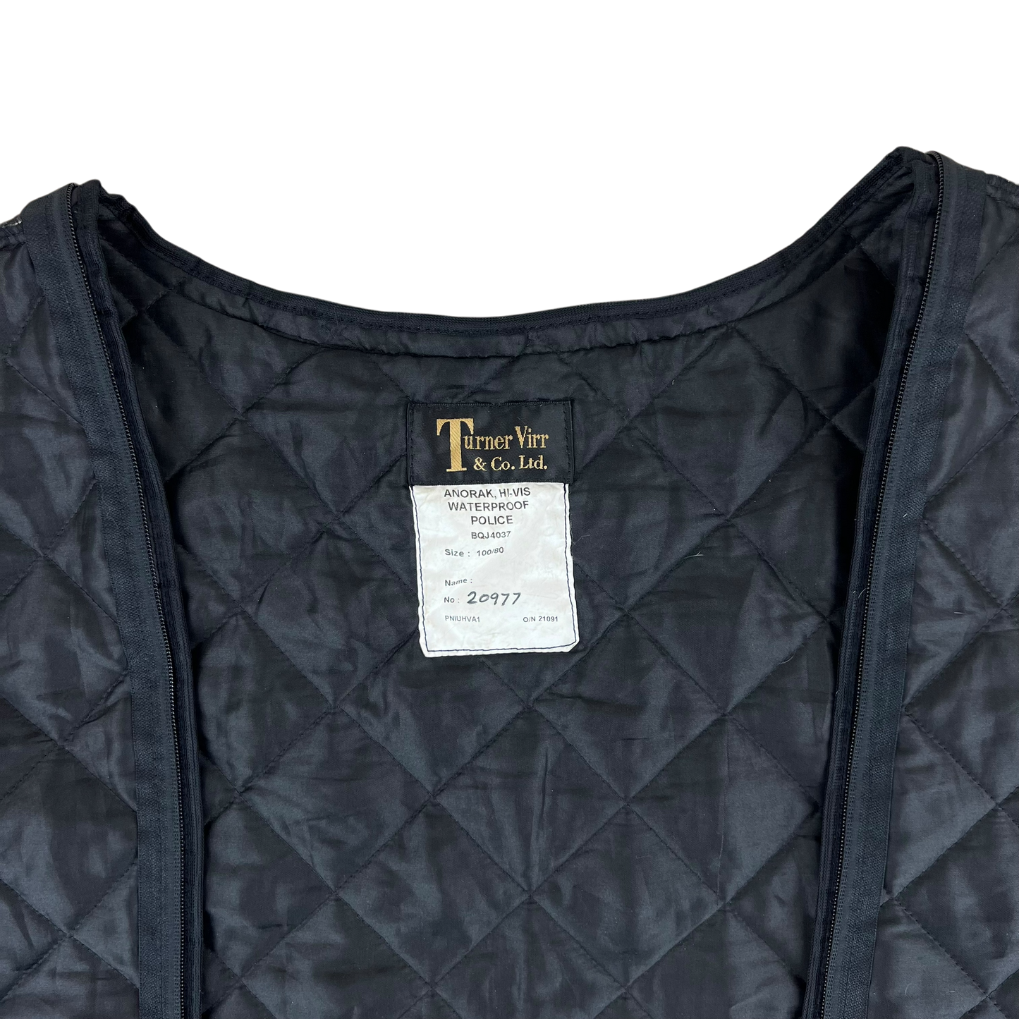 British Police Anorak Jacket Liner - Medium