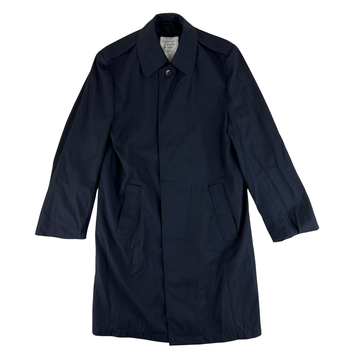 British Royal Navy Officer's Raincoat Mac Coat - Medium 176/92