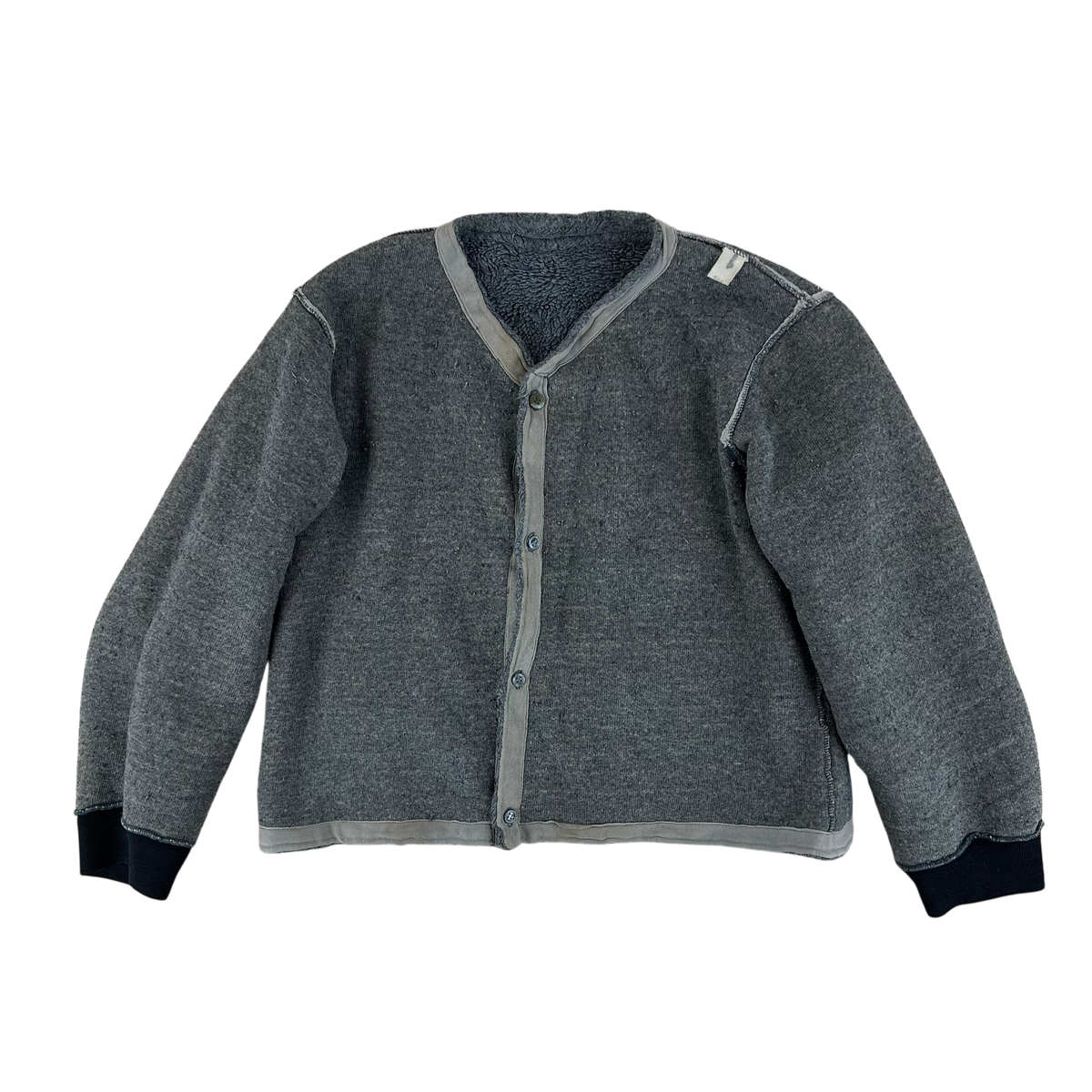 Czechoslovak Army Faux Fur Jacket Liner Cardigan M85 - Medium