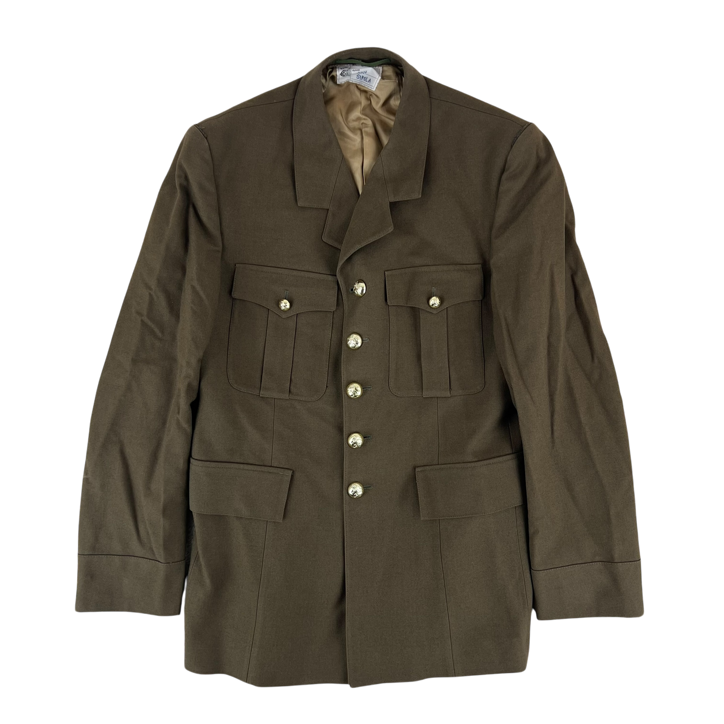 Belgian Army Khaki Tan Dress Jacket - Medium