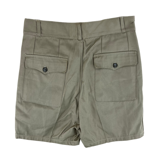 Italian Army 70s Stone Chino Shorts - W27