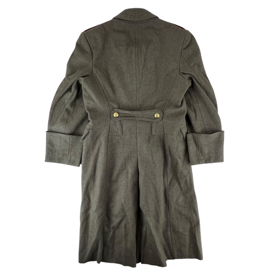 Bulgarian Army Khaki Wool Greatcoat - Medium