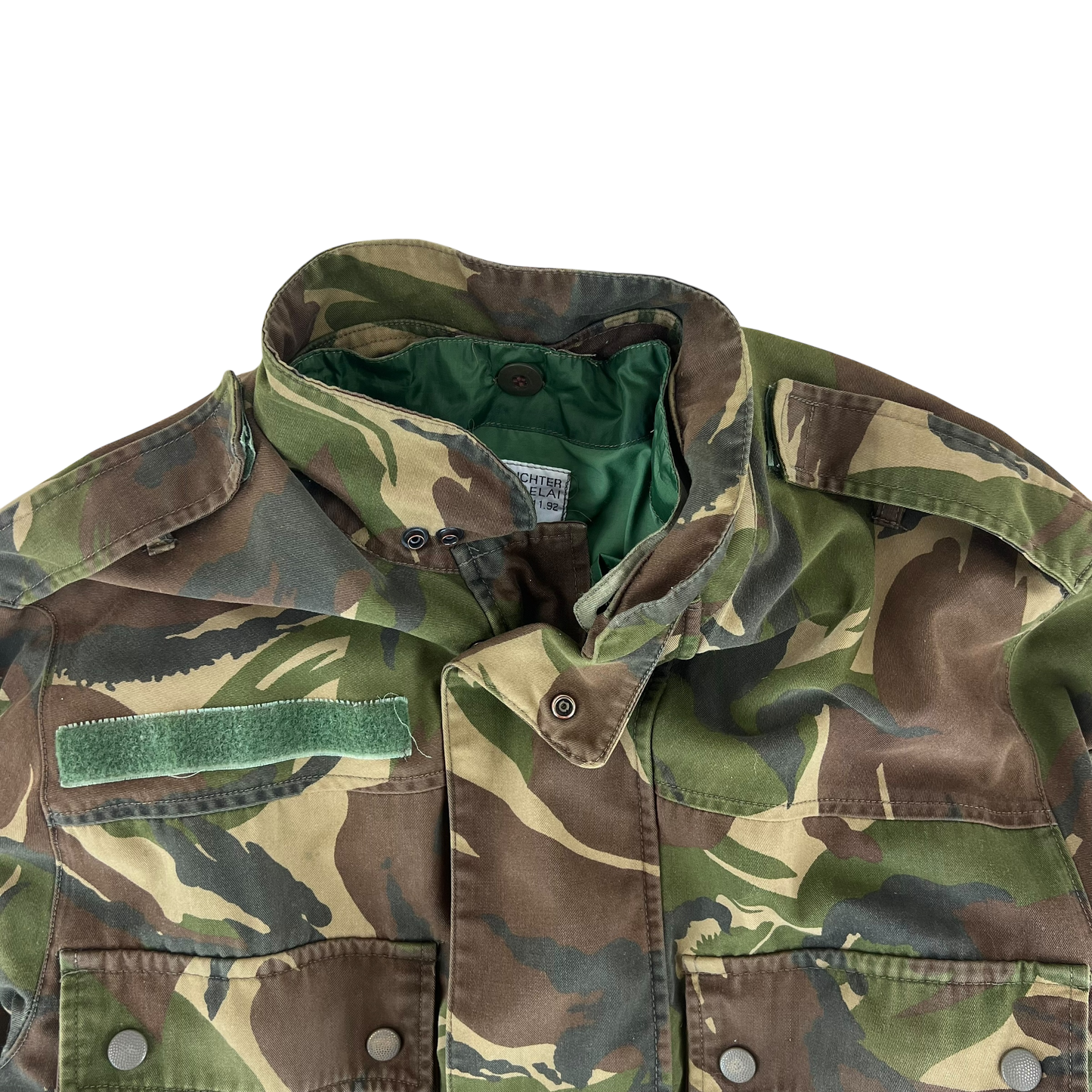 Dutch Army M93 DPM Woodland Camouflage Combat Jacket w/ Waterproof Liner - Large