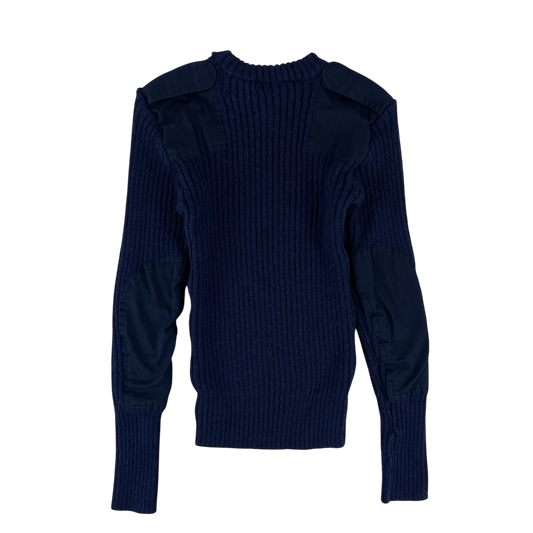 British Royal Navy Wool Crew Neck Pullover Jersey Jumper - Medium 94cm