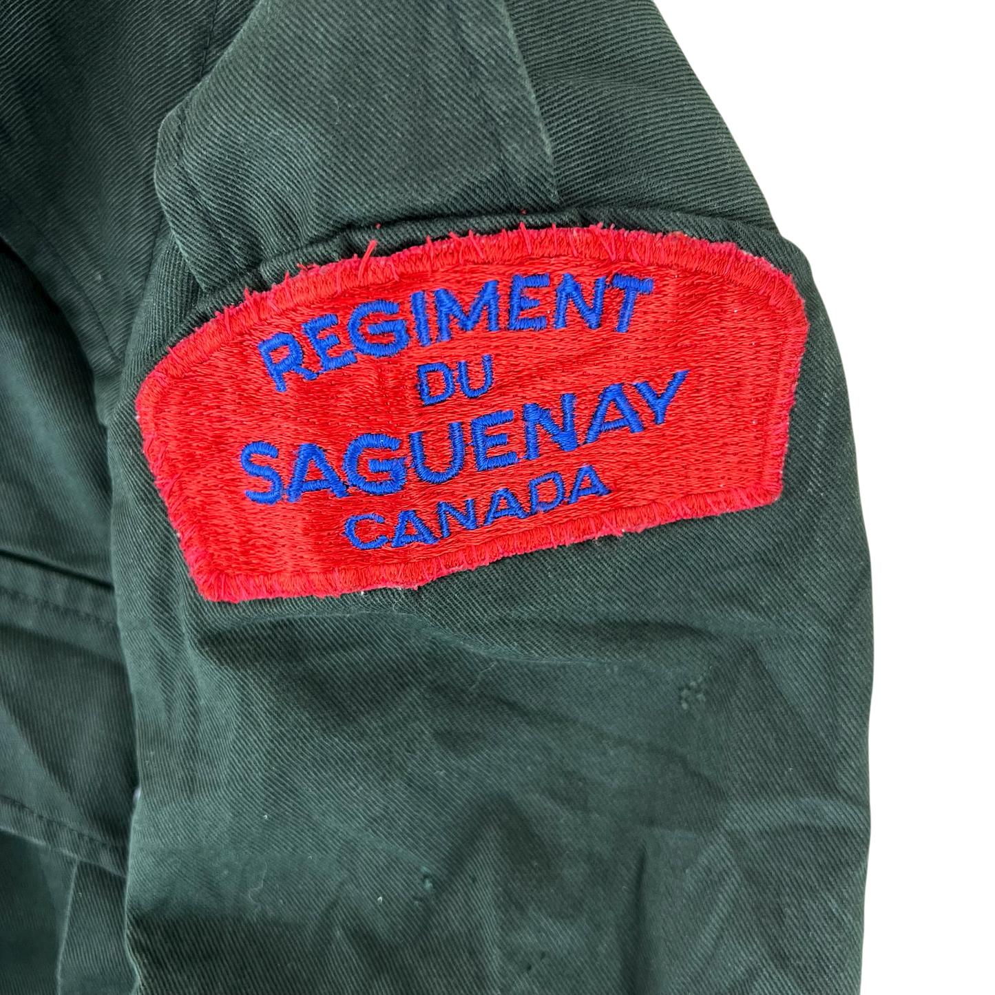 Canadian Army Women's 80's Green CF Cadets Safari Jacket - Small