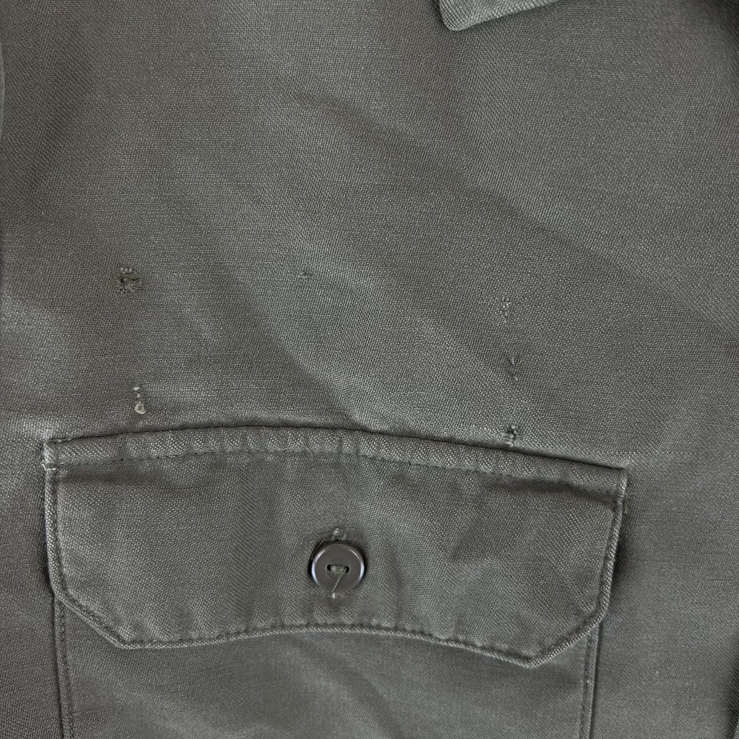 German Army Olive Green Long Sleeve Field Shirt - Medium GrNr 2