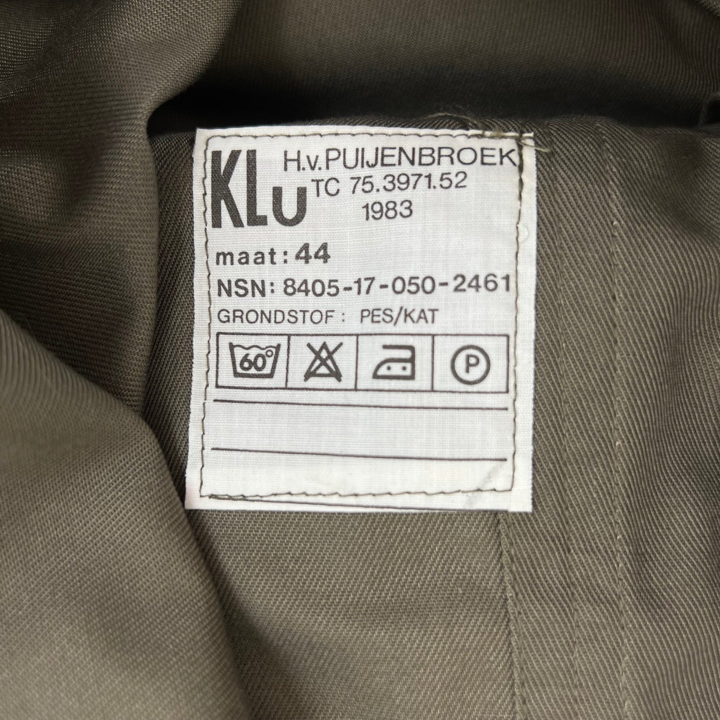 Dutch Air Force Field Shirt Jacket Grey Long Sleeve - Medium