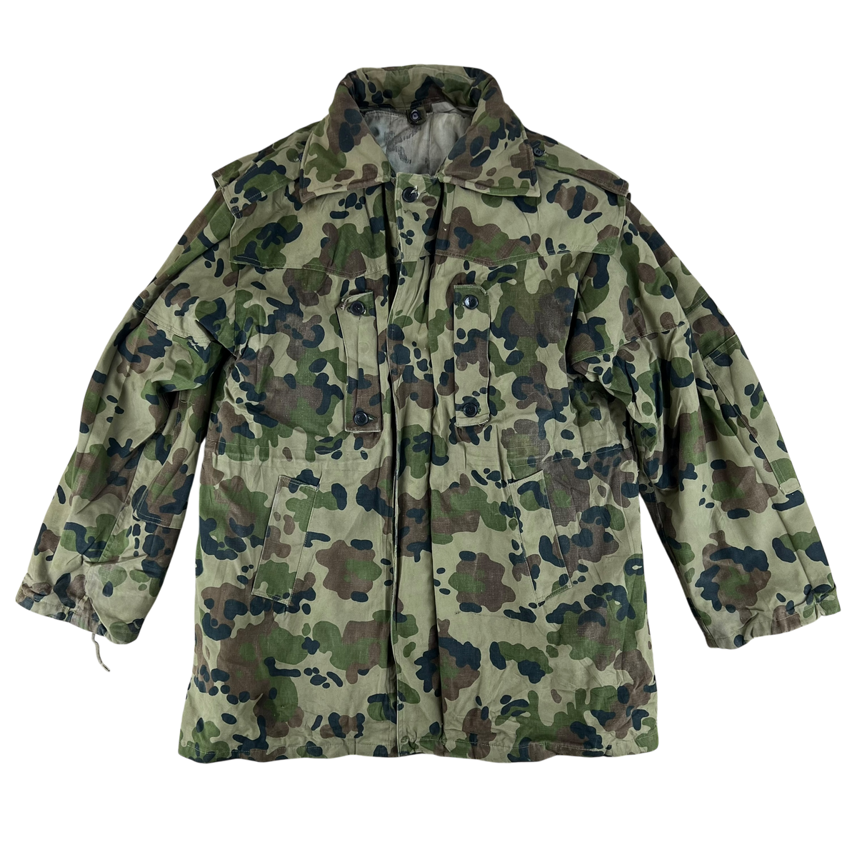 Romanian Army M1994 Fleck Camouflage Parka w/ Thermal Liner - Large