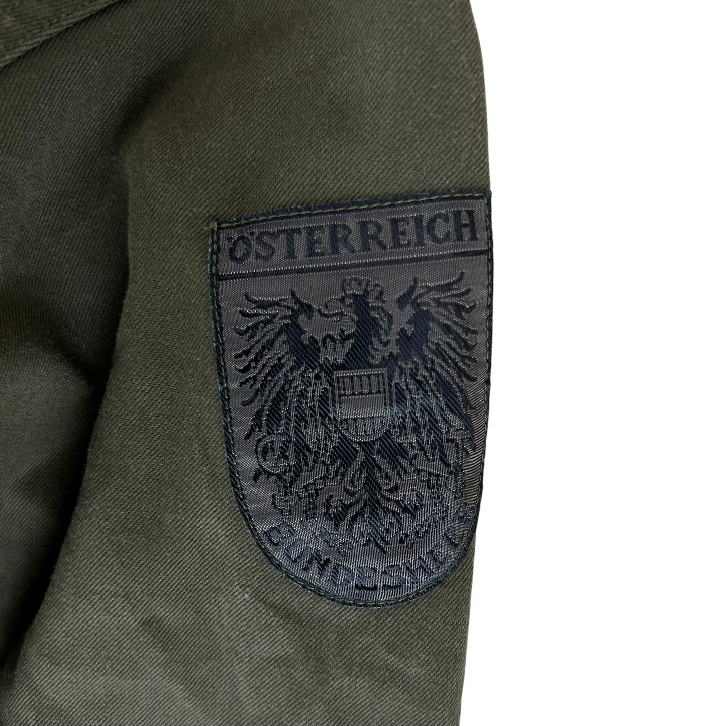 Austrian Army Olive Drab Long Sleeve Field Shirt - Medium 96-100 III-IV