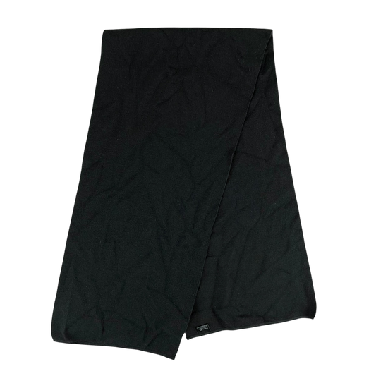 Dutch Army Navy Black Wool Scarf