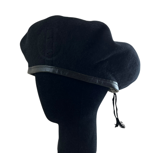 Finnish Navy M91 Black Beret - Small 56cm