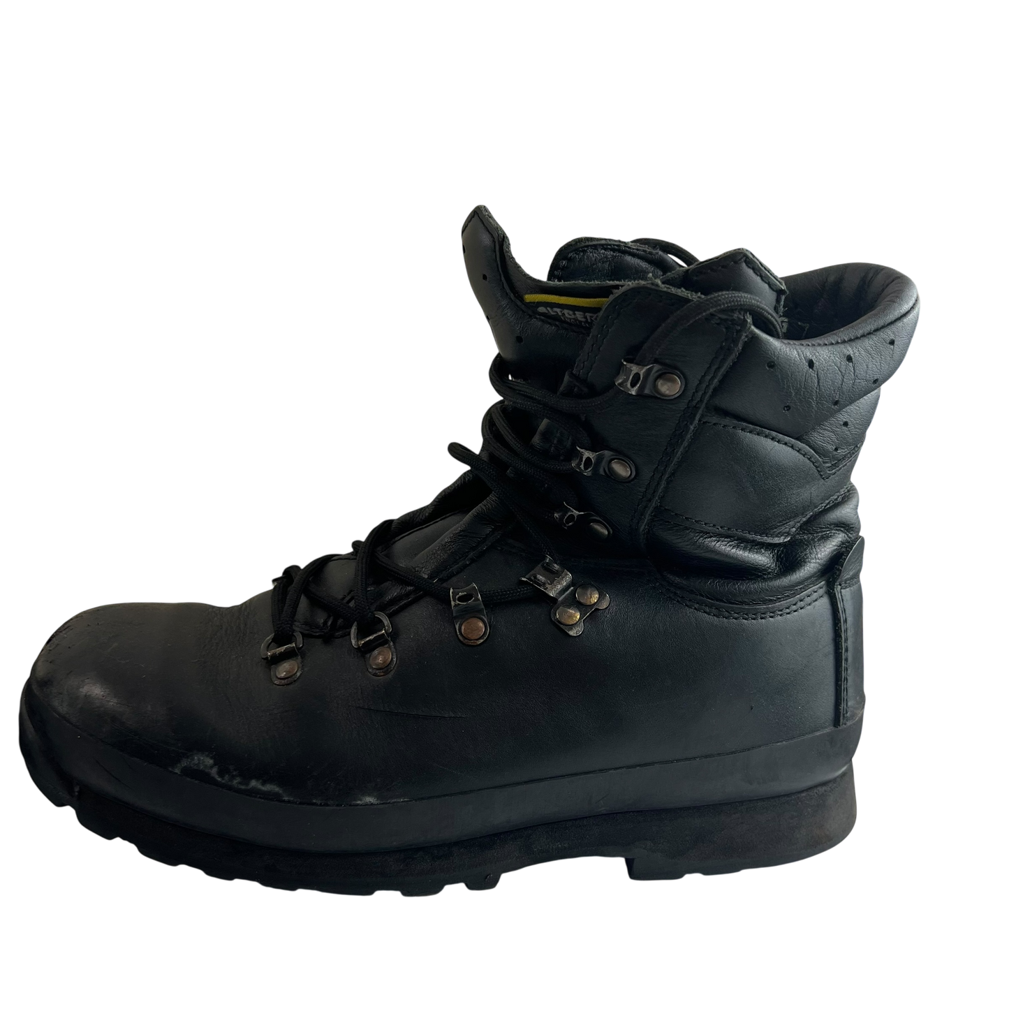 British Army Altberg Defender Black Combat Boots - Size 7L