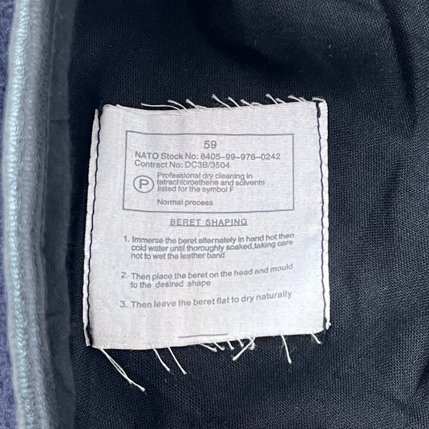 British Army Royal Engineers Beret - Large