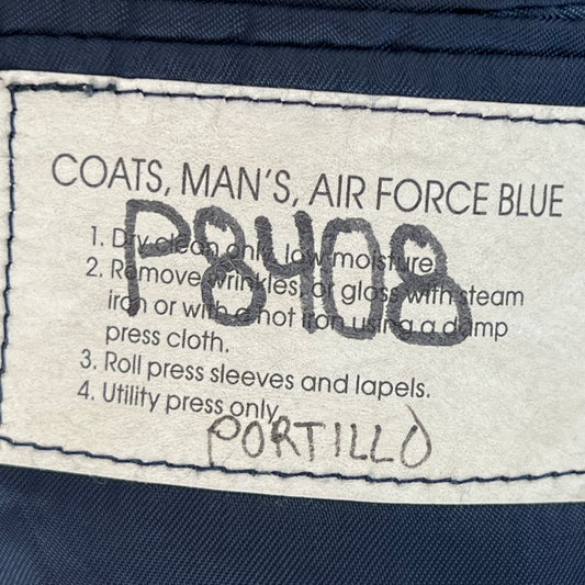 US Air Force Blue Serge Service Dress Jacket - Large 44R