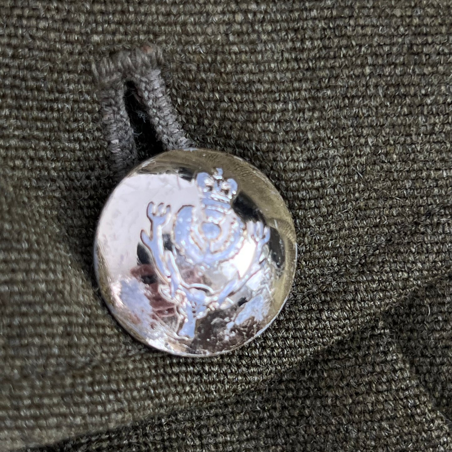 British Army No. 2 Dress Jacket Khaki 1962 Pattern Scottish - Queen's Own Highlanders - Medium SIZE 30