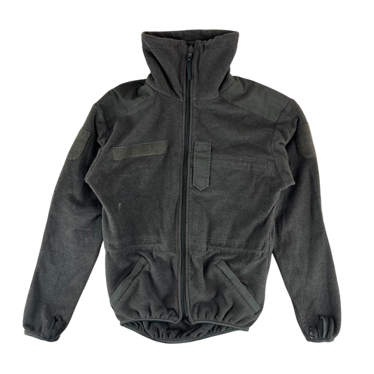 Austrian Army Olive Fleece Cardigan - Small 88-92 III/IV