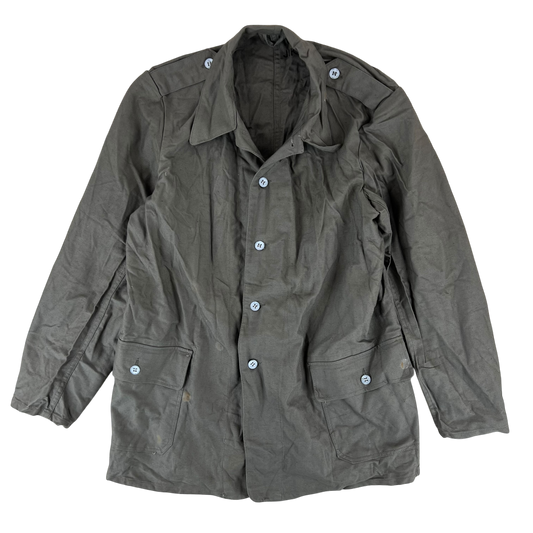 Swedish Army M40 "Grötrock" Brown Work Jacket - Medium