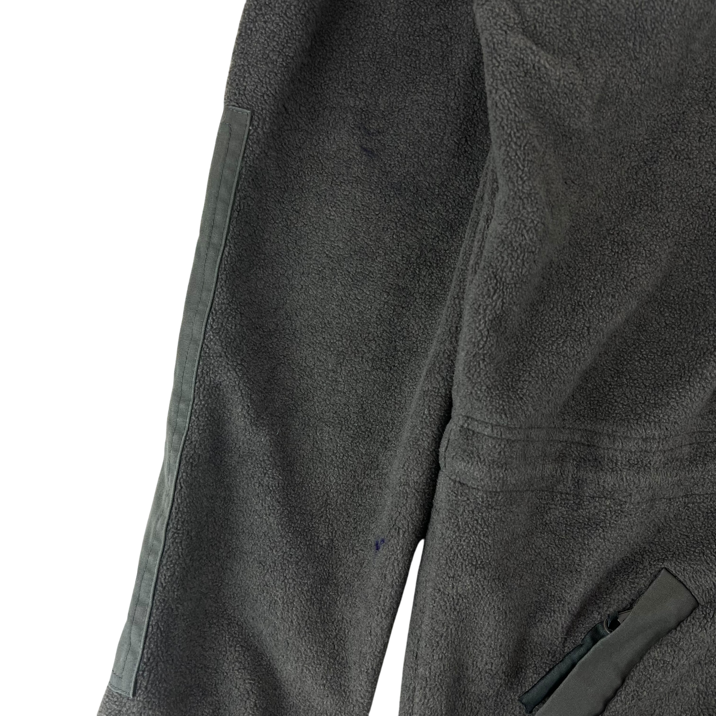 Austrian Army Olive Fleece Cardigan - Small 88-92 V/VI