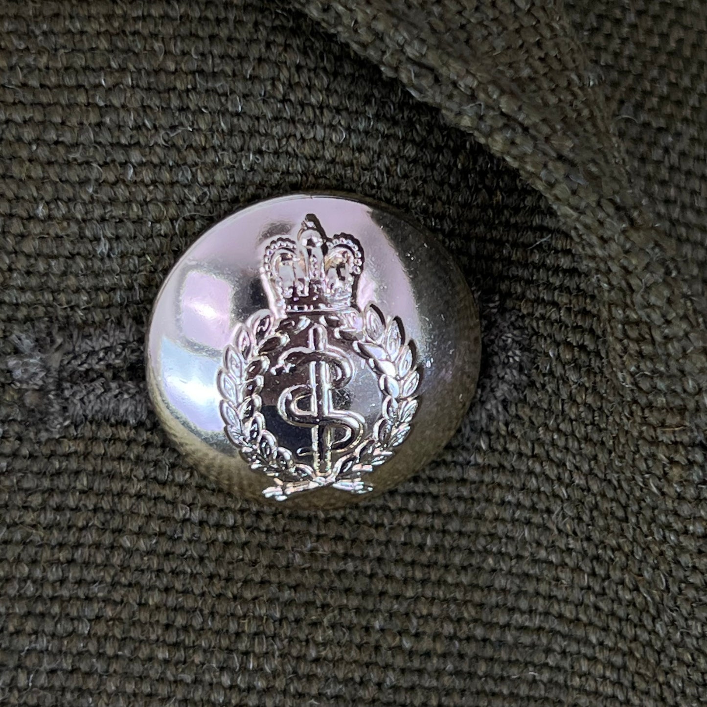 British Army 1980 Pattern Women's No. 2 Olive Green Dress Jacket - Medical Corps - Medium 178/100