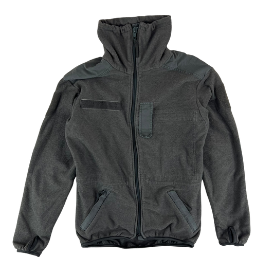 Austrian Army Olive Fleece Cardigan - Small 88-92 III/IV