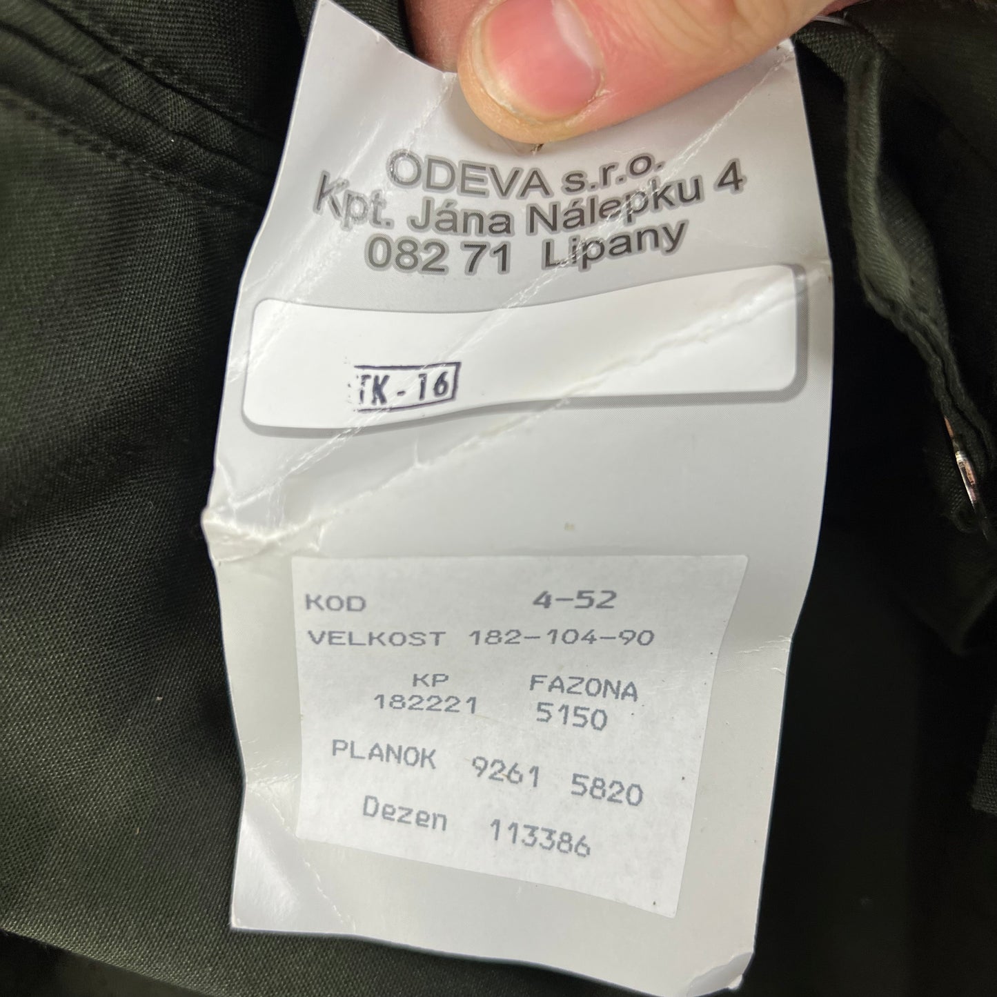 Slovak Army M97 Guard's Coat Olive Drab w/ Liner - Large