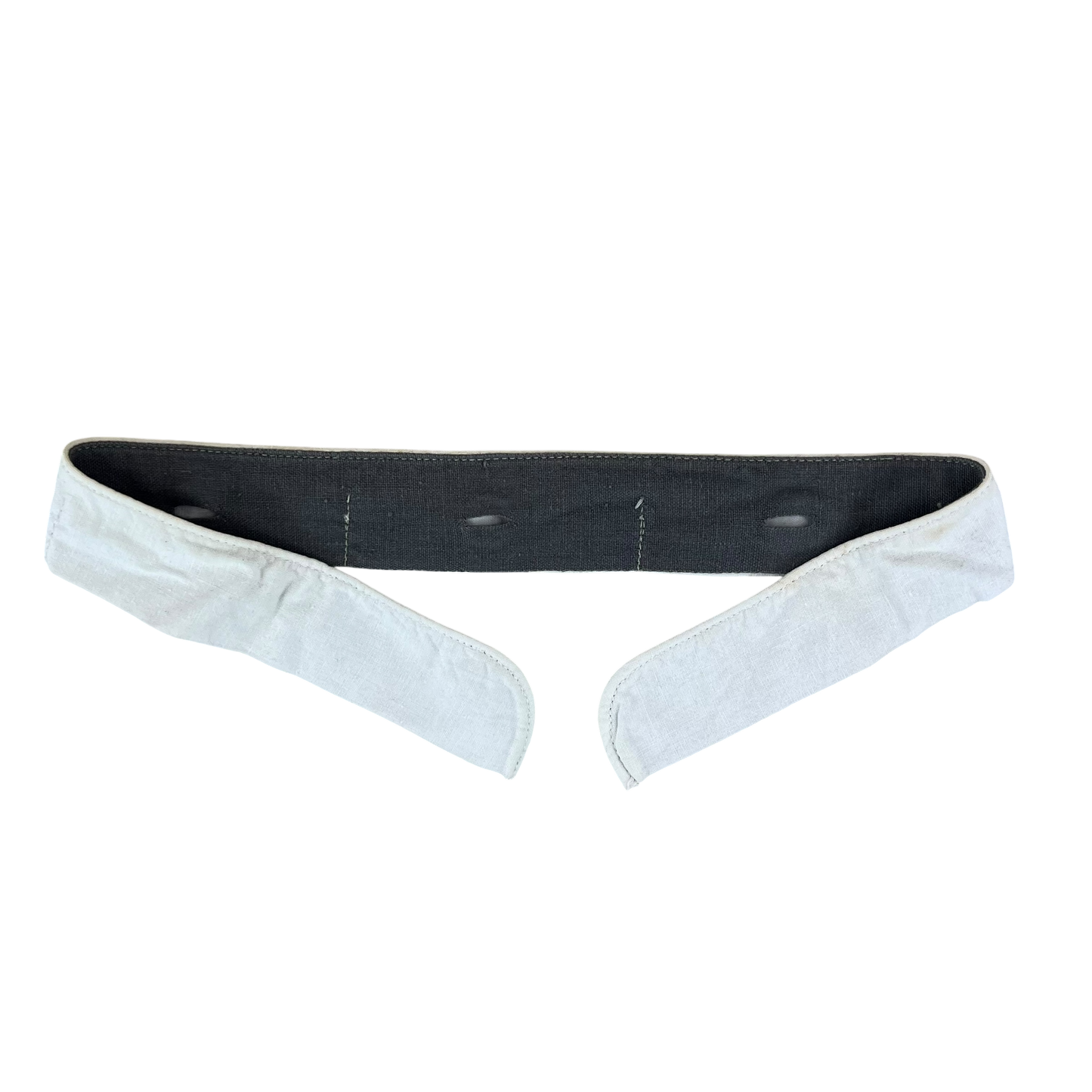 East German Army NVA Grey White Kragenbinde Collar Liner - 59cm