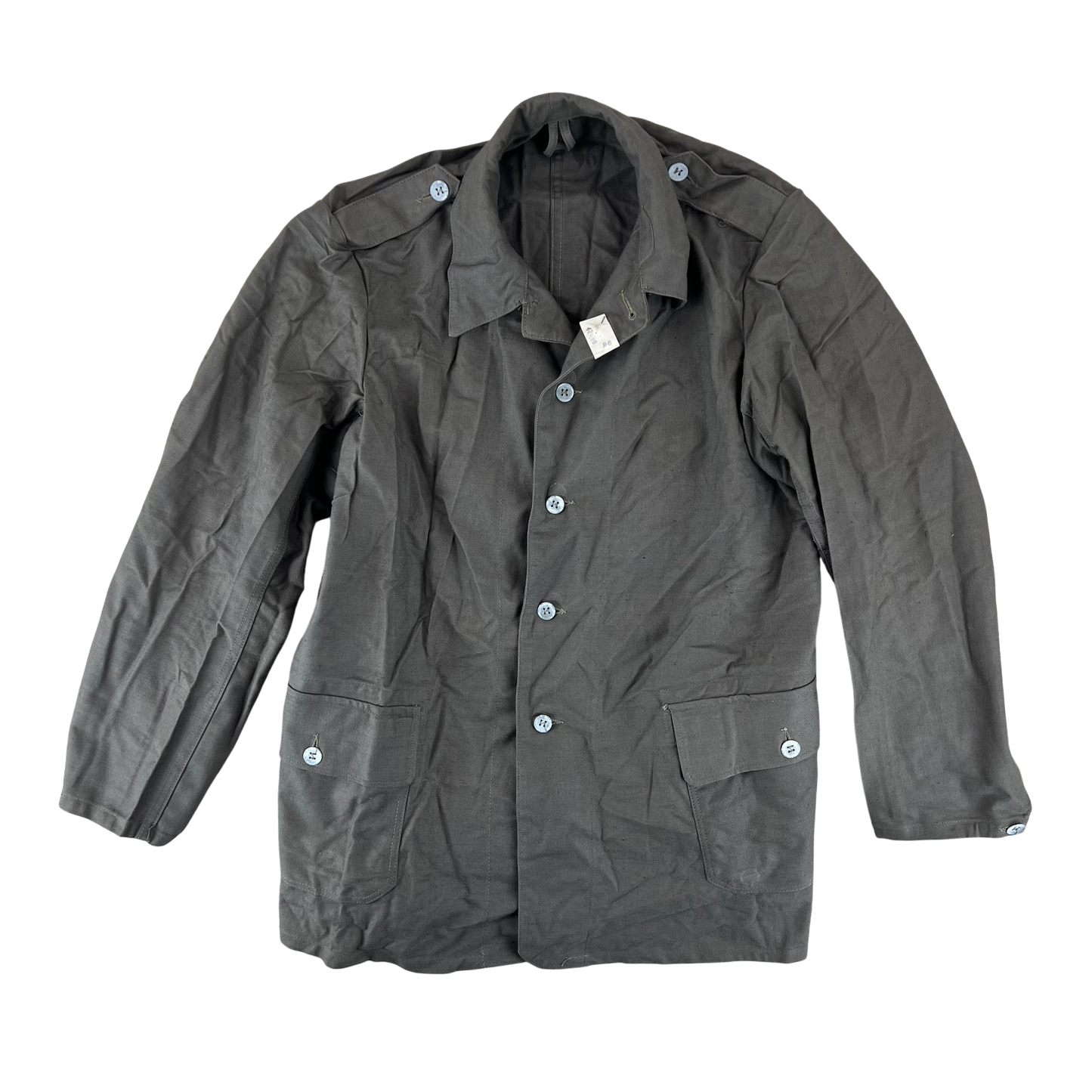 Swedish Army M40 "Grötrock" Brown Work Jacket - Medium