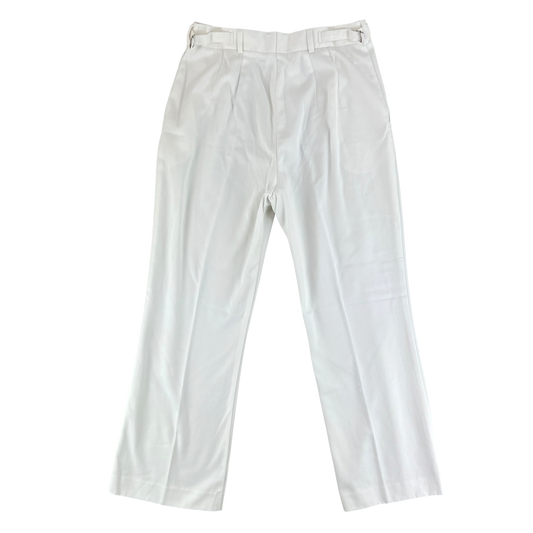 British Royal Navy Women's White Class II Flared Trousers - W30 L29