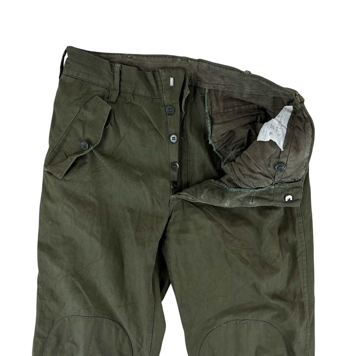 Italian Army Olive Drab Roma 75 Trousers - W27 L28