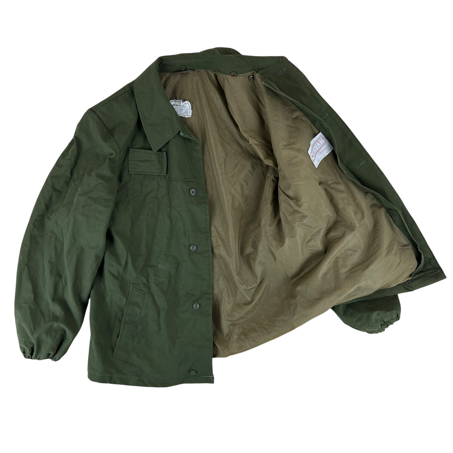 Czech Army Olive Green Jacket - Medium