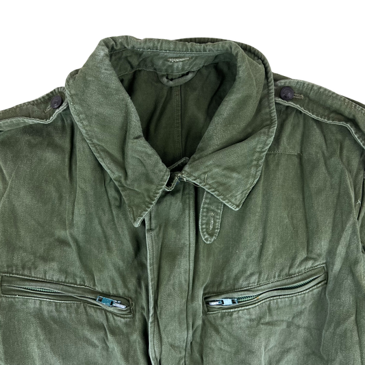 Hungarian People's Army Olive Green Tanker Jacket - Large