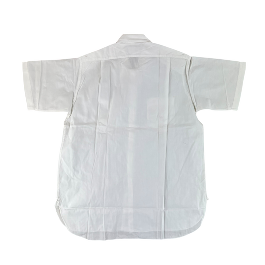 British Merchant Navy 50s Officer's Tropical Short Sleeve Shirt - Large