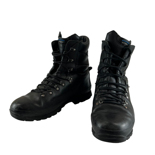 British Army Altberg Defender Black Combat Boots - Size 12M