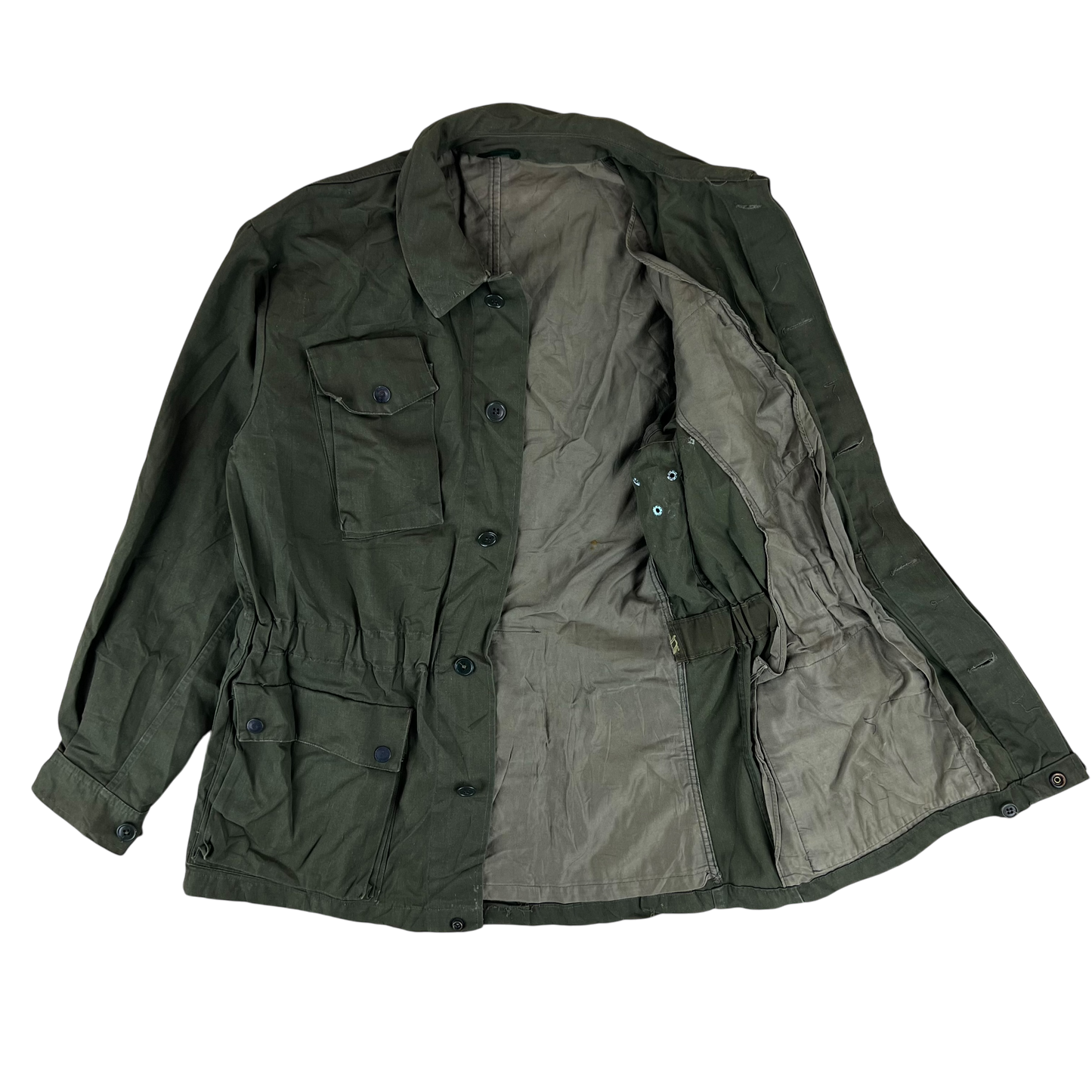 Italian Army Olive Drab Roma 75 Safari Jacket - Medium