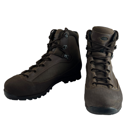 British Army AKU Brown Combat Boots - Size 9L