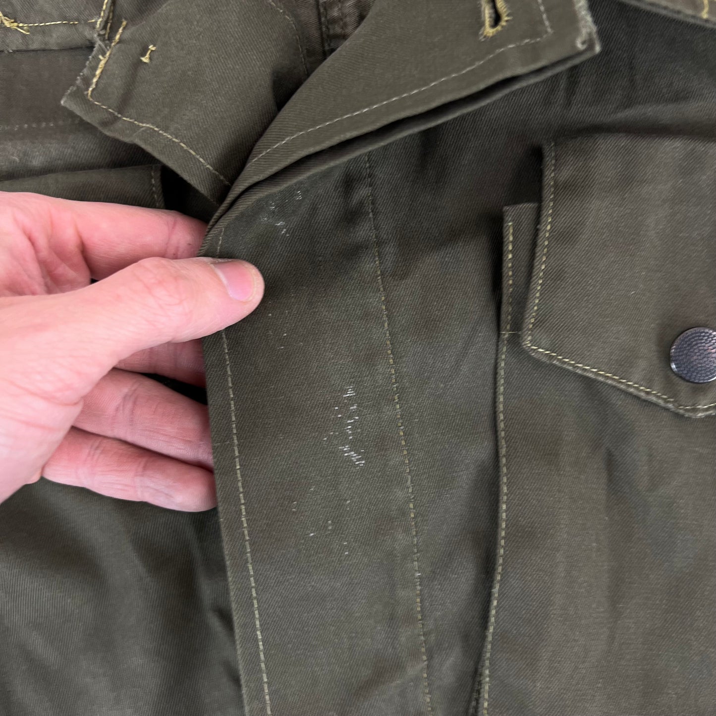 Italian Army Olive Drab Roma 75 Safari Jacket - Medium