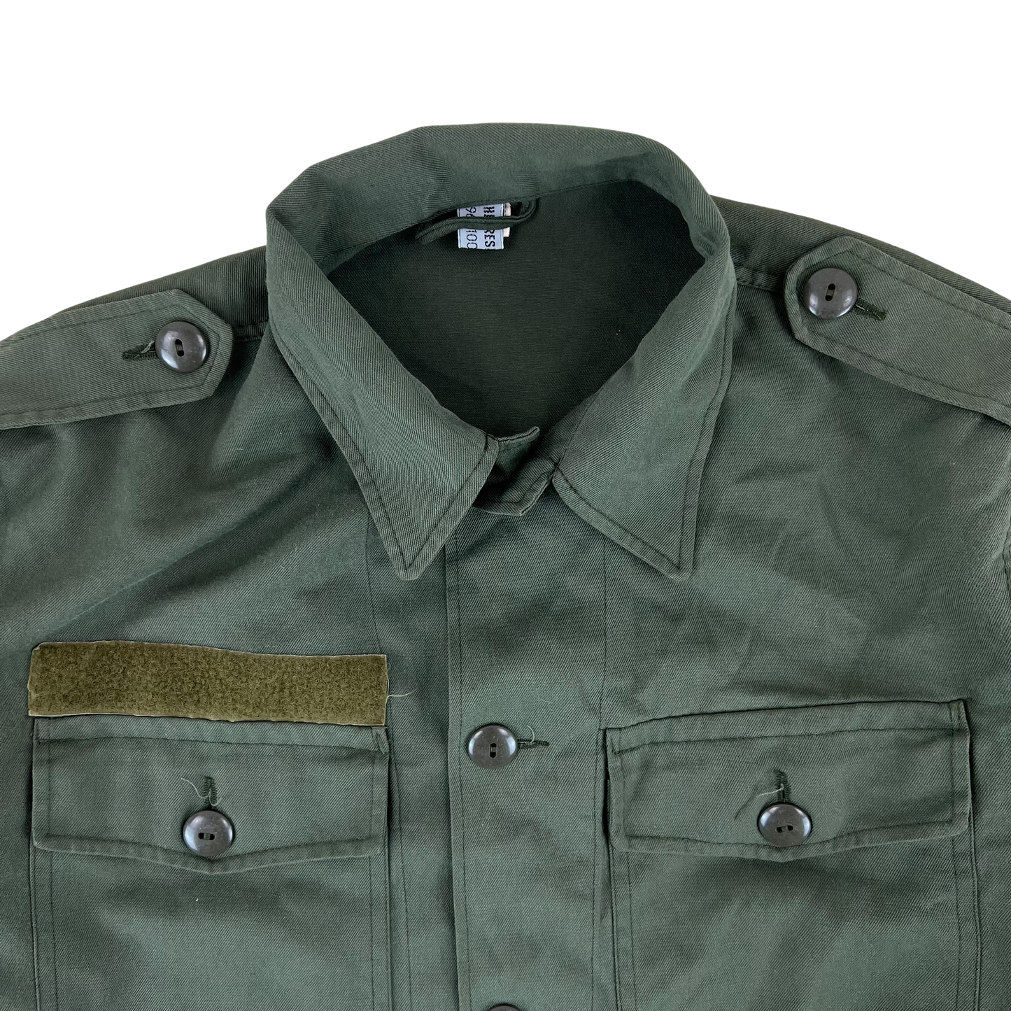 Austrian Army Olive Drab Long Sleeve Field Shirt - Medium 96-100 V-VI