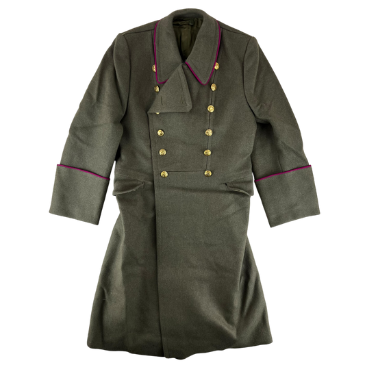 Bulgarian Army Khaki Wool Greatcoat - Medium