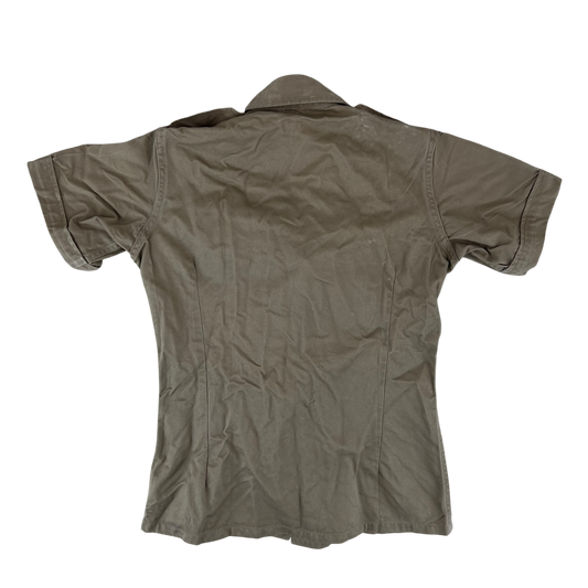 Greek Army M65 Khaki Shirt Short Sleeve - X Small