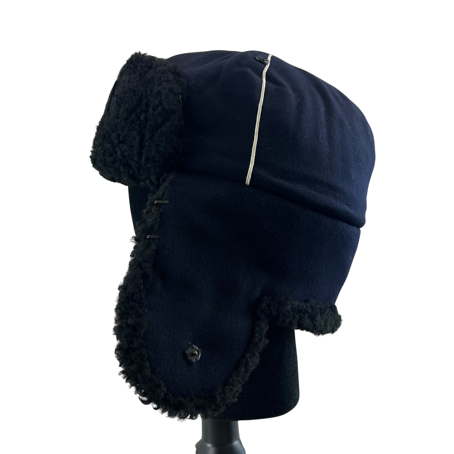 Finnish Police Faux Fur Ushanka Hat - Medium