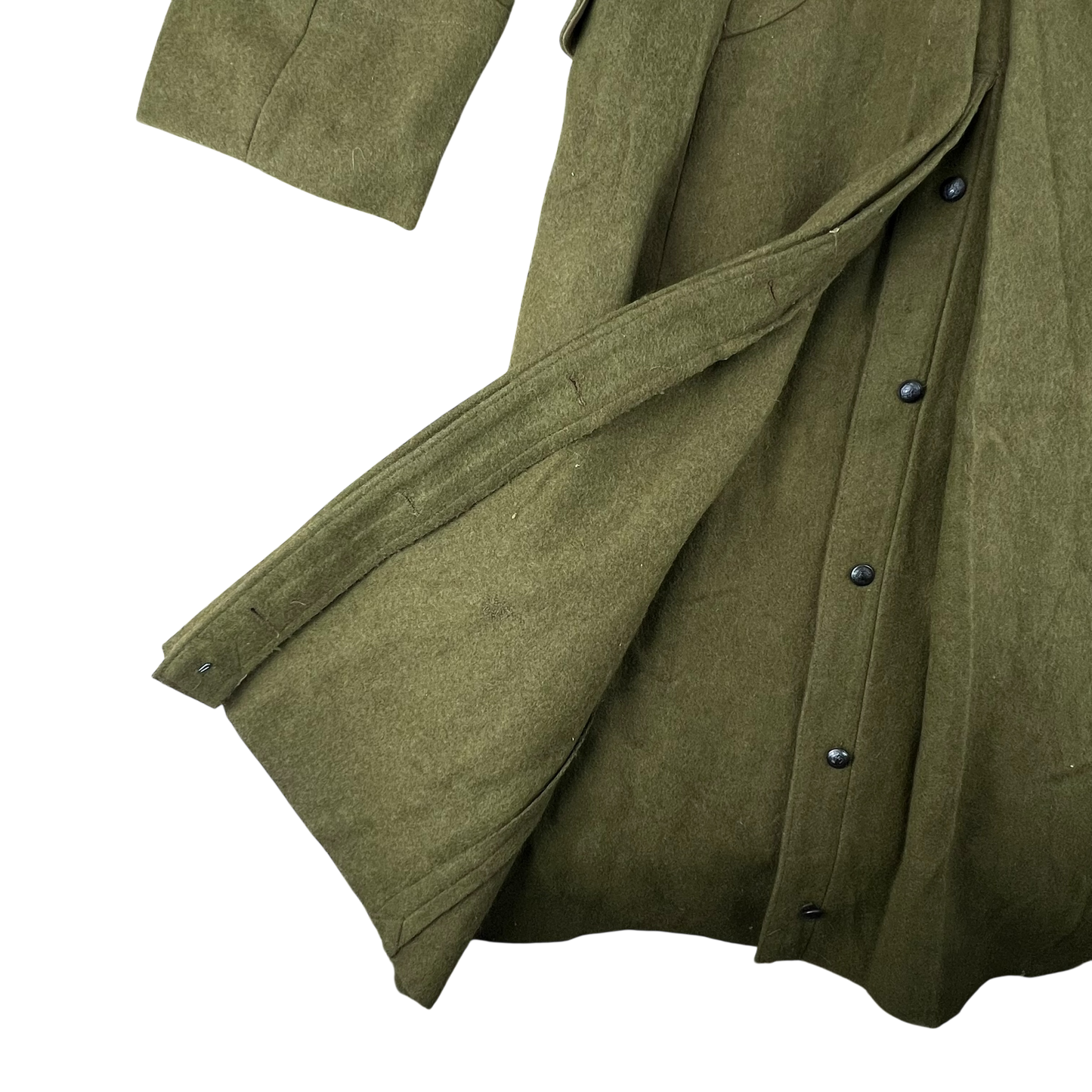 Romanian People's Army Khaki Wool Greatcoat - Medium