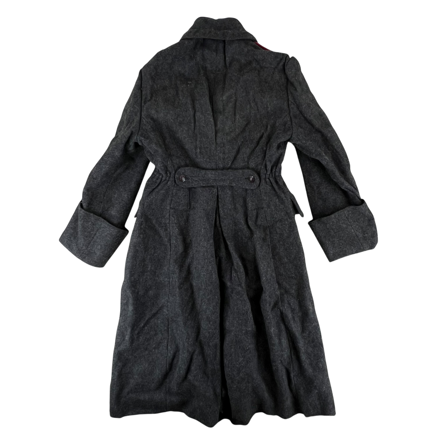 Bulgarian People's Army 60s Grey Wool Greatcoat - Medium