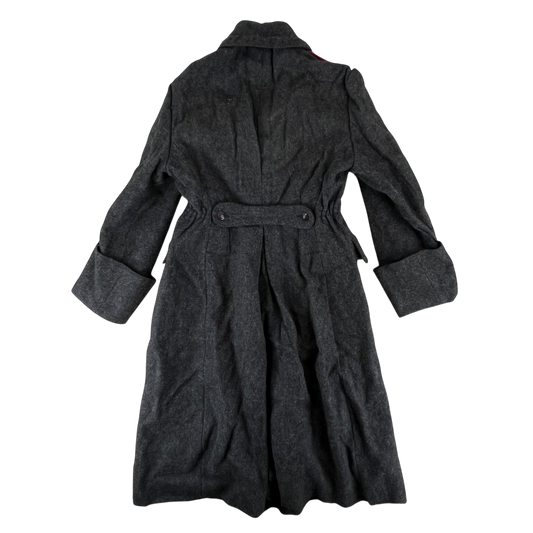 Bulgarian People's Army 60s Grey Wool Greatcoat - Medium