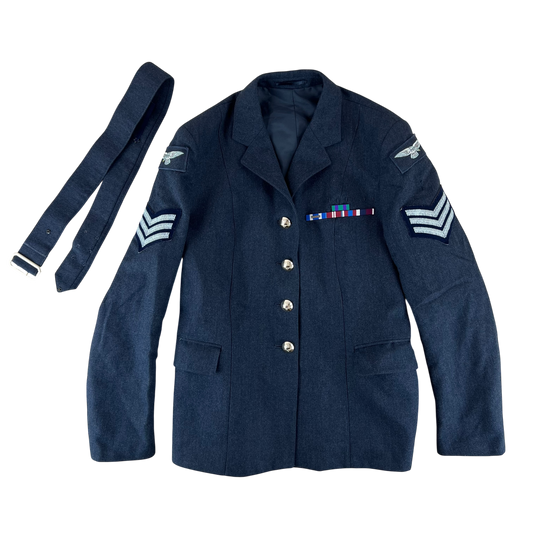 British Royal Air Force No. 1 OA Dress Jacket w/ Belt - WRAF - Medium