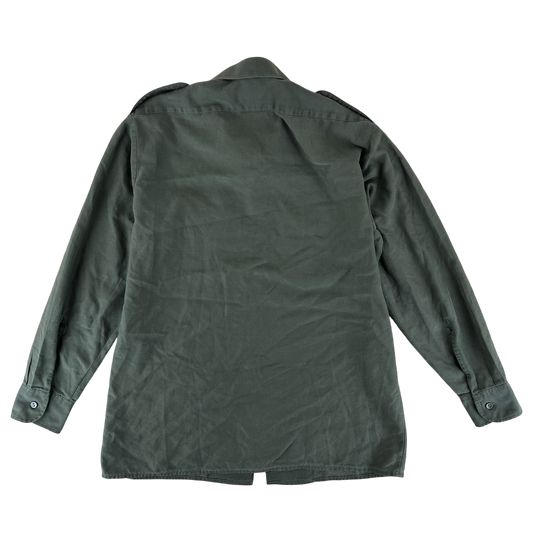 German Army Olive Green Long Sleeve Field Shirt - Large GrNr4