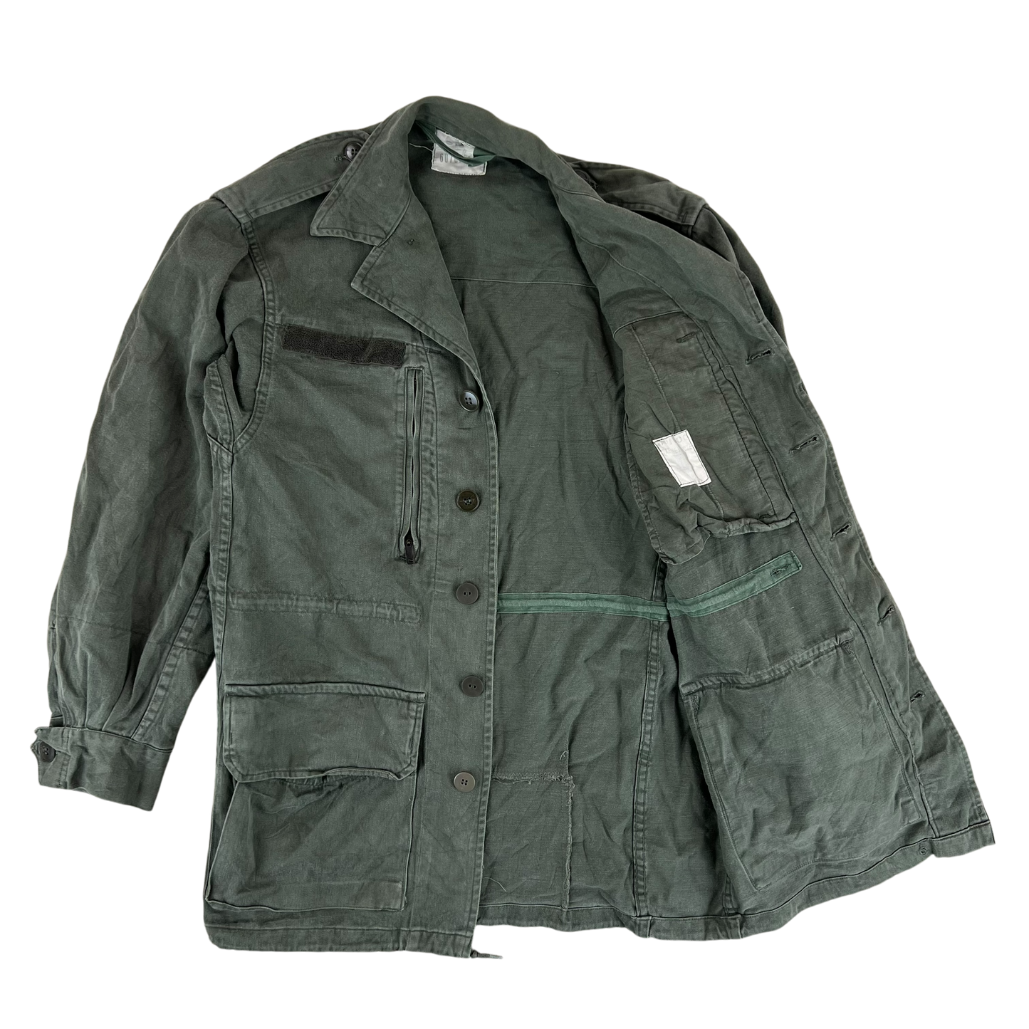 French Army F1 Olive Green Lightweight Jacket - Medium