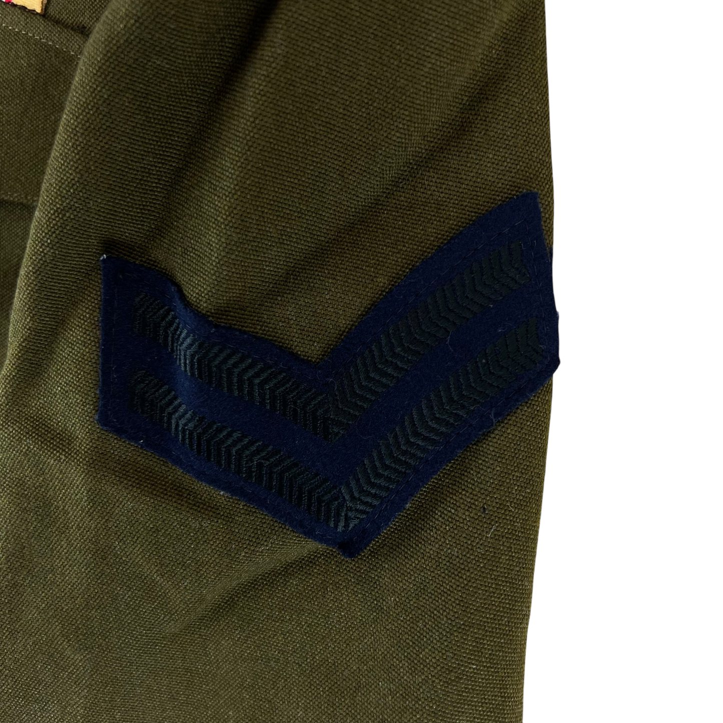 British Army Old Pattern No. 2 Olive Green Dress Jacket - Queen's Gurkha Signals - Medium 170/104