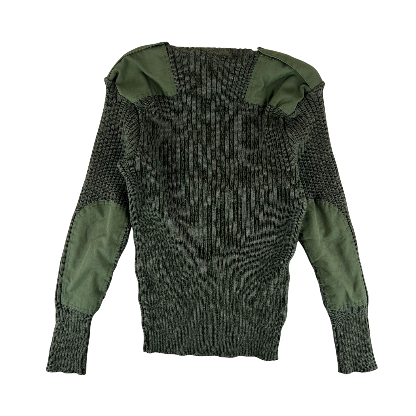 British Army Olive Green Pullover Jumper - Large 112cm