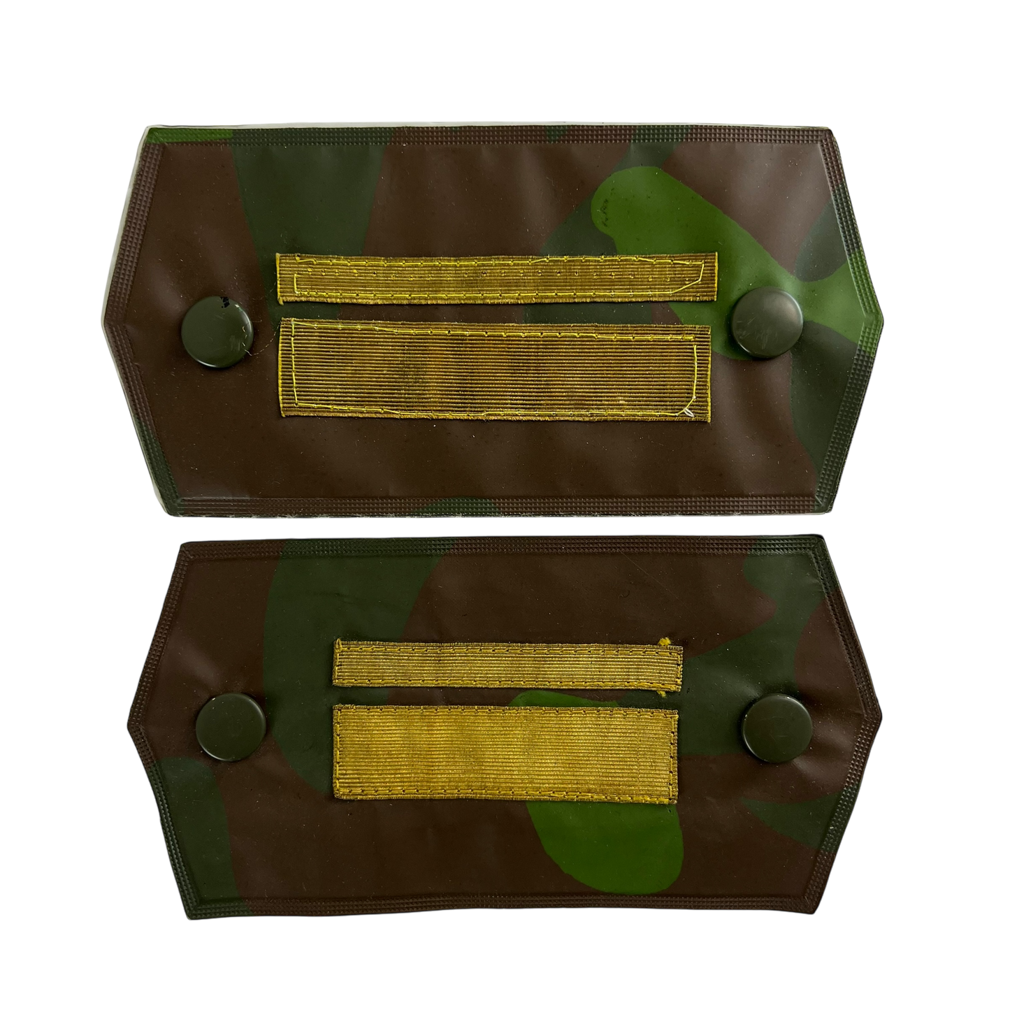 Finnish Army M91 Camo Pair of Rank Cuff Tabs Lieutenant